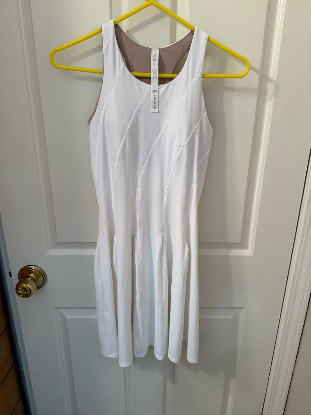 Lululemon Court Crush Tennis Dress White, NWT Size 8